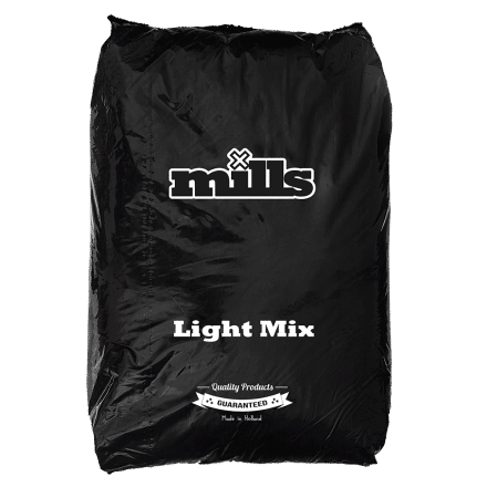 Mills Light Mix substrate – balanced soil blend ideal for seedlings, young plants, and nutrient-sensitive growing