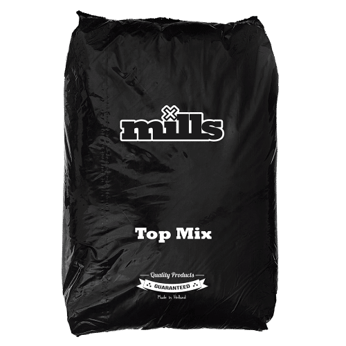 Mills Top Mix – nutrient-rich soil blend with enhanced drainage and aeration for vigorous plant growth