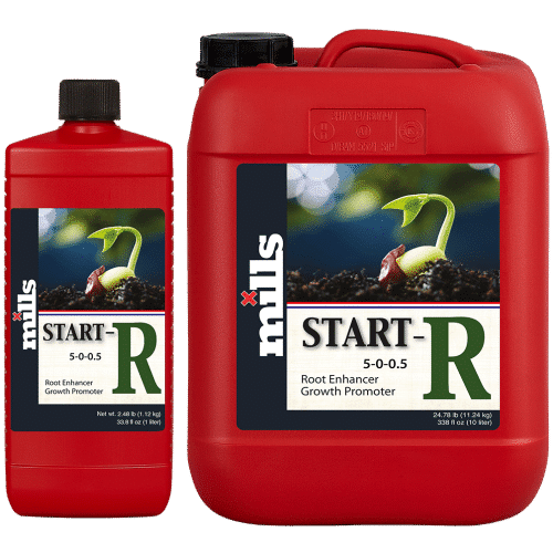 Mills Start-R nutrient bottles – root enhancer and early growth promoter for strong plant development
